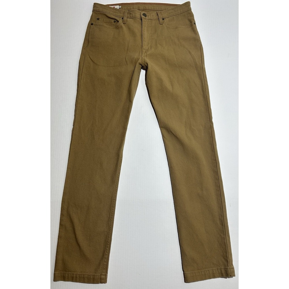 NEW American Giant Roughneck Stretch Canvas Pants Mens 32x32 Tan $165 USA NWT